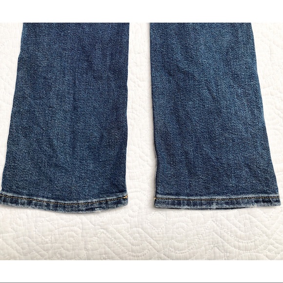 HP Free People Boot Cut Dark Insert Jeans Sz 24 - Picture 8 of 8